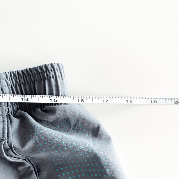 Under Armour Mens Loose HeatGear Athletic Shorts Gray Teal Size Large - Picture 7 of 7